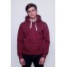 Толстовка мужская кенгуру бордовая