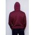 Толстовка мужская кенгуру бордовая