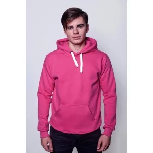 Толстовка мужская кенгуру малиновая