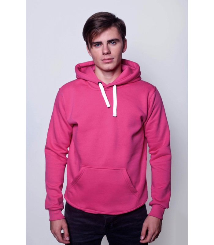 Толстовка мужская кенгуру малиновая