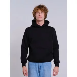 Толстовка унисекс кенгуру черная