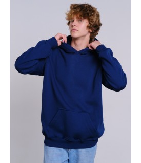 Толстовка мужская кенгуру индиго
