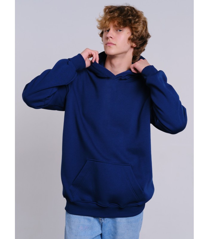 Толстовка мужская кенгуру индиго