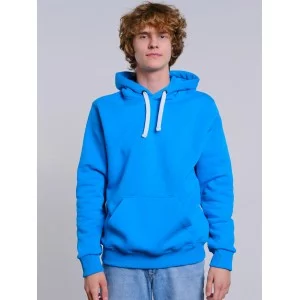 Толстовка мужская кенгуру бирюзовая 