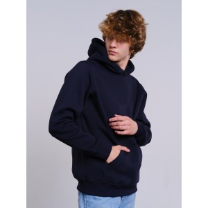 Толстовка мужская кенгуру темно-синяя 