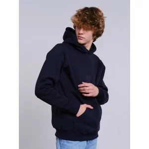 Толстовка мужская кенгуру темно-синяя 