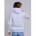Толстовка унисекс кенгуру белая