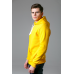 Толстовка мужская кенгуру желтая