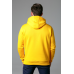 Толстовка мужская кенгуру желтая