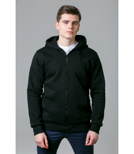 Толстовка на молнии черная