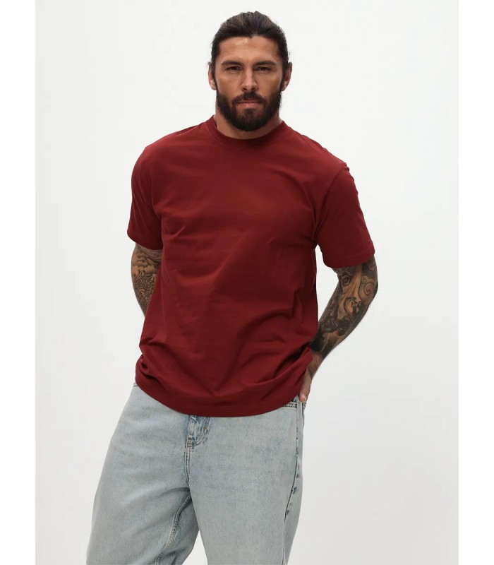 Футболка мужская бордовая