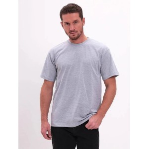 Футболка мужская серый меланж