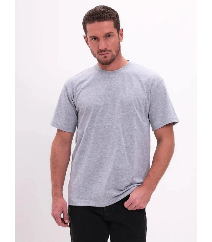 Футболка мужская серый меланж