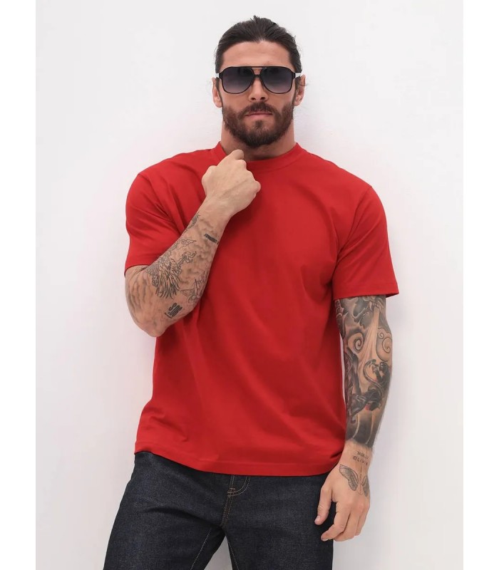 Футболка мужская красная