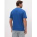 Футболка мужская синяя