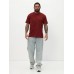 Футболка мужская бордовая