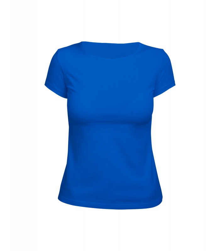 Футболка женская синяя (стрейч)